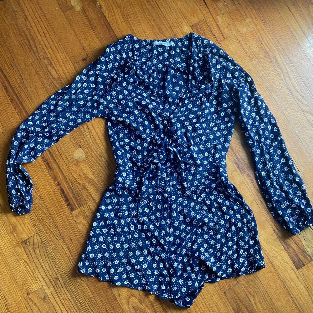 Flynn Skye Navy Floral Romper